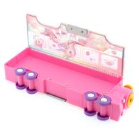 Taros 7145 2 Gözlü Fonksiyonel Kalem Kutusu Tren Şekilli Pembe