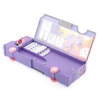 Taros 7142 2 Gözlü Fonksiyonel Kalem Kutusu Otobüs Şekilli Lila