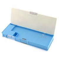 Taros 7140 2 Gözlü Fonksiyonel Kalem Kutusu Hesap Makineli Açık Mavi