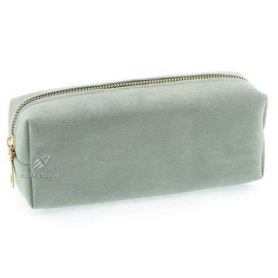 Unicus 901 Pastel Nubuk Kalem Çantası Pastel Yeşil