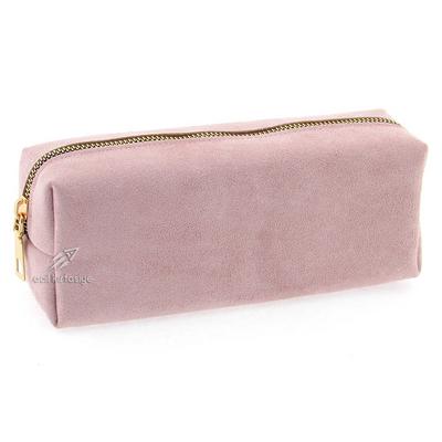 Unicus 901 Pastel Nubuk Kalem Çantası Gül Kurusu