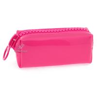 Unicus 913 Big Zip Pastel Şeffaf Kalem Çantası Pembe