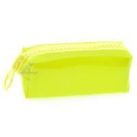 Unicus 913 Big Zip Pastel Şeffaf Kalem Çantası Sarı