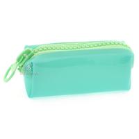 Unicus 913 Big Zip Pastel Şeffaf Kalem Çantası Turkuaz