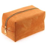 Unicus 959 Nubuk Makyaj Ve Kalem Çantası Turuncu