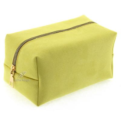 Unicus 959 Nubuk Makyaj Ve Kalem Çantası Sarı