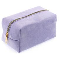 Unicus 959 Nubuk Makyaj Ve Kalem Çantası Pastel Lila