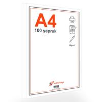 Çizgisiz A4 Kağıt 80Gr 100'Lü Paket
