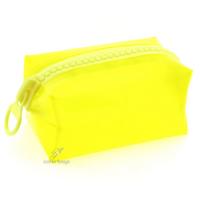 Unicus 974 Big Zip Parlak Silikon Makyaj Ve Kalem Çantası Sarı