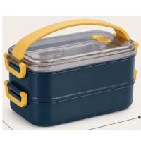 Vagon Life Vgn363 Çelik Hazneli Lunch Box Beslenme Kabı Mavi