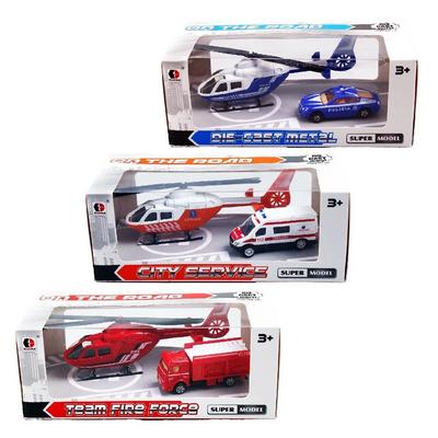 On The Road 1817B-1B Helikopter Araba Set İtfaiye