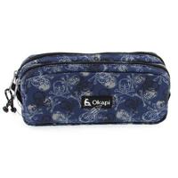 Okapi Okp-108 Çift Gözlü Kalem Çantası Skull