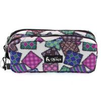 Okapi Okp-108 Çift Gözlü Kalem Çantası Patchwork
