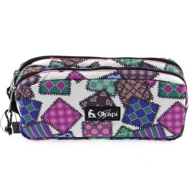 Okapi Okp-108 Çift Gözlü Kalem Çantası Patchwork