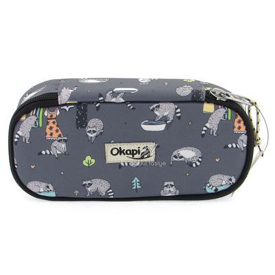 Okapi Okp-121 Oval Kalem Çantası Racoon