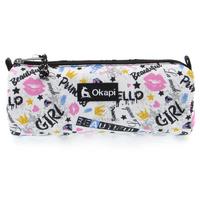 Okapi Okp-104 Silindir Kalem Çantası Beautiful