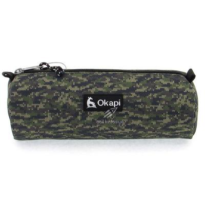 Okapi Okp-104 Silindir Kalem Çantası Green