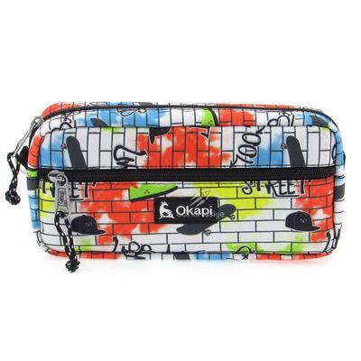 Okapi Okp-135 Öngözlü Kalem Çantası Grafiti