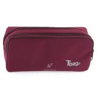 Tbag Tgb-905 İki Gözlü Kalem Çantası Mürdüm