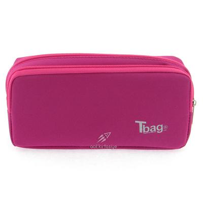 Tbag Tgb-905 İki Gözlü Kalem Çantası Pembe