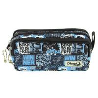 Okapi Okp-101 Üç Gözlü Kalem Çantası Player