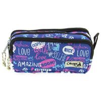 Okapi Okp-101 Üç Gözlü Kalem Çantası Fashion