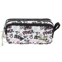 Okapi Okp-101 Üç Gözlü Kalem Çantası Girl Power