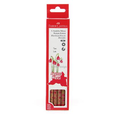 Faber-Castell Kurşun Kalem Anadolu Mirası 6'Lı Paket Ters Lale