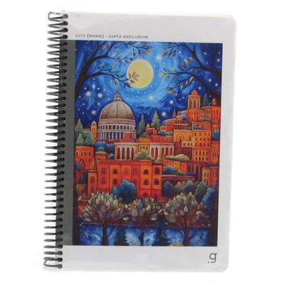 Gıpta Exclusive City Sert Kapaklı Sp Defter 17X24 80 Yp Çizgili Rome