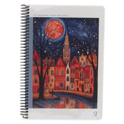 Gıpta Exclusive City Sert Kapaklı Sp Defter 17X24 80 Yp Çizgili Brugge