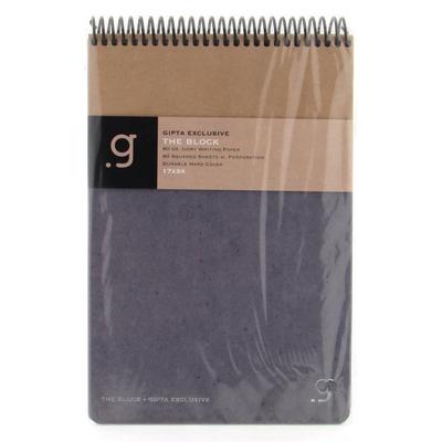 Gıpta Exclusive Blocks Bloknot 17X24 80 Yaprak Kareli Gri