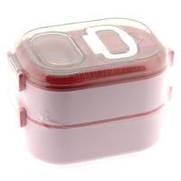 Vagon Life Vgn-7081 Çelik Hazneli Lunch Box Beslenme Kabı Pembe