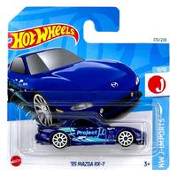 Hot Wheels 2024 Hw J-Imports '95 Mazda Rx-7 Mavi