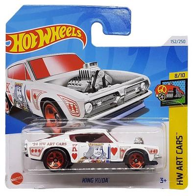 Hot Wheels 2024 Hw Art Cars King Kuda Beyaz