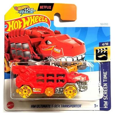 Hot Wheels 2024 Screen Time Hw Ultimate T-Rex Transporter