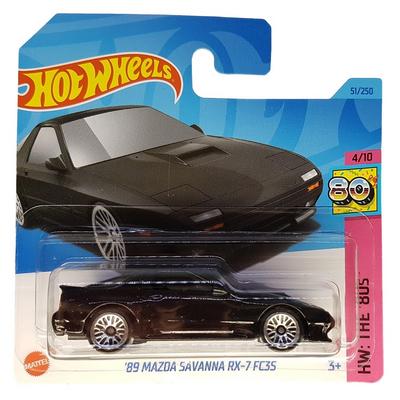 Hot Wheels 2023 Hw: The '80S 4/10 '89 Mazda Savanna Rx-7 Fc3s Siyah