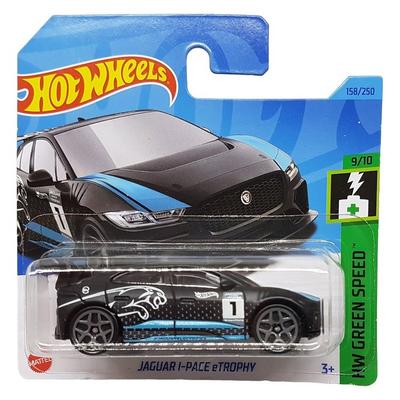 Hot Wheels 2023 Green Speed Jaguar I-Pace Etrophy Siyah
