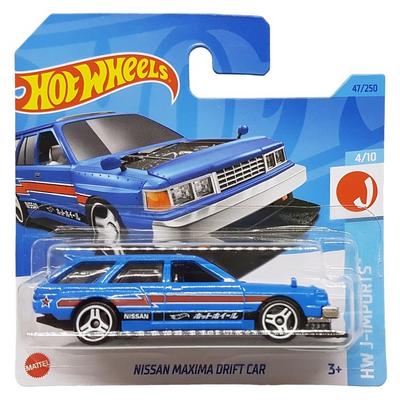 Hot Wheels 2023 Hw J-Imports 4/10 Nissan Maxima Drift Car Mavi