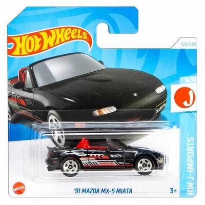 Hot Wheels 2024 Hw J-Imports '91 Mazda Mx-5 Miata Siyah