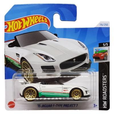 Hot Wheels 2024 Roadsters '15 Jaguar F-Type Project 7 Beyaz