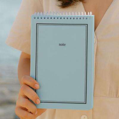 Acil Kırtasiye Premium Pp Kapaklı Spiralli Bloknot A5 80Gr 80 Yaprak Çizgili Okyanus Mavi