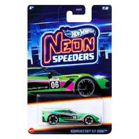 Hot Wheels Neon Speeders Hrw81 Corvette C7 Z06