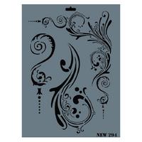 Rich Stencil Şablon Xl 25X35cm 294