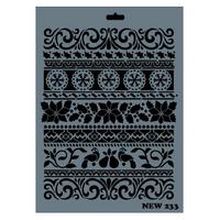 Rich Stencil Şablon Xl 25X35cm 233