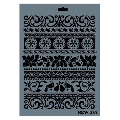 Rich Stencil Şablon Xl 25X35cm 233