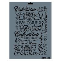 Rich Stencil Şablon Xl 25X35cm 177