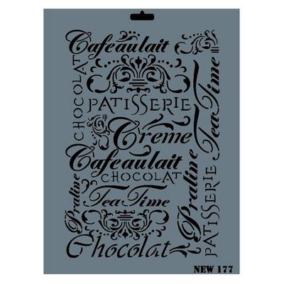 Rich Stencil Şablon Xl 25X35cm 177