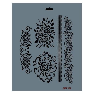 Rich Stencil Şablon Xl 25X35cm 102