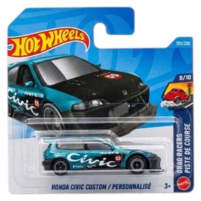 Hot Wheels 2026 Drag Racers Piste De Course Honda Civic Custom / Personnalise