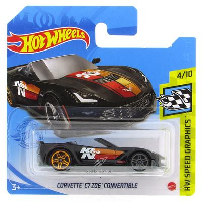 Hot Wheels 2021 Hw Speed Graphics 4/10 Corvette C7 Z06 Convertible
